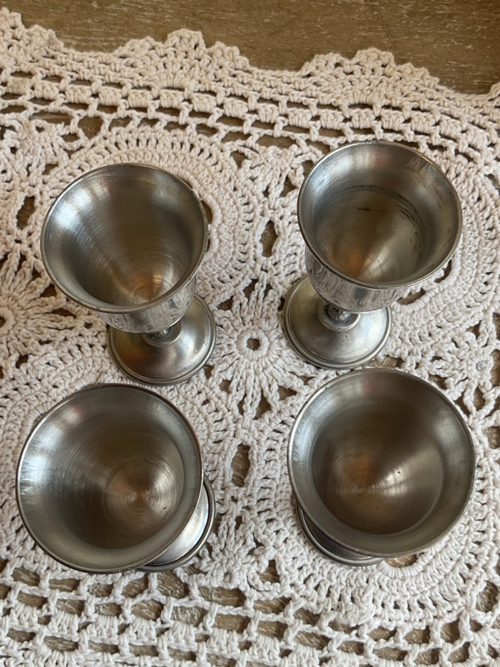 Vintage Revere Pewter cordial glasses- Set of 4 - Picture 7 of 7
